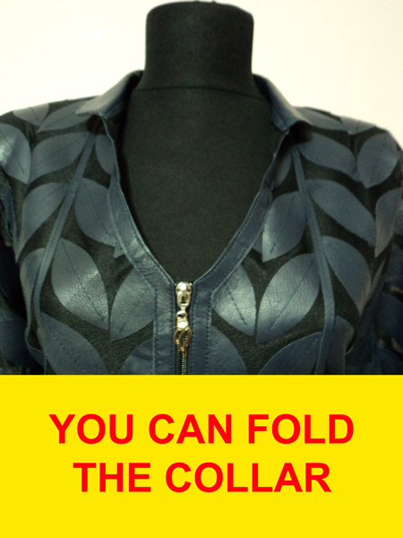Pink Leather Leaf Jacket for Women V Neck Design 08 Genuine Short Zip Up Light Lightweight